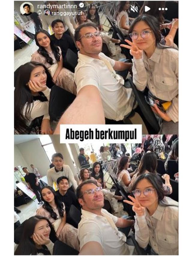 7 Potret Tamu Artis di Tasyakuran 7 Bulanan Mahalini, Lyodra Gandeng Randy Martin