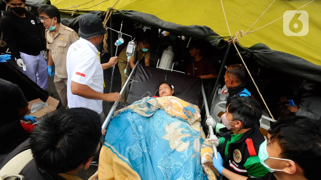 Penanganan Korban Gempa Cianjur di RSUD Cimacan