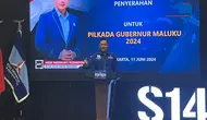 Ketua Umum (Ketum) Partai Demokrat Agus Harimurti Yudhoyono (AHY)  di  DPP Partai Demokrat, Jakarta Pusat, Selasa (11/6/2024). (Foto: Liputan6.com/Winda Nelfira).