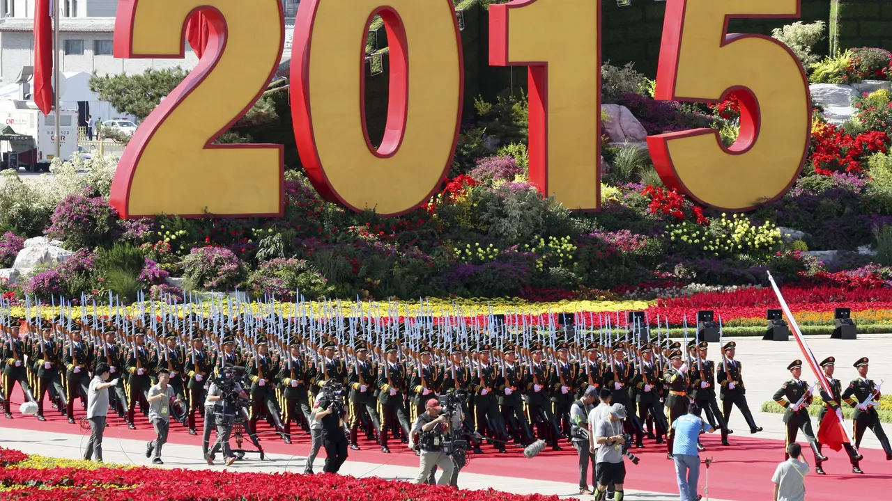 20150903-Kemeriahan Parade Militer China Warnai Peringatan 70 Tahun Berakhirnya PD II