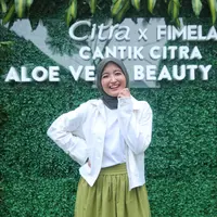 Perawatan wajah Arafah Rianti mengandalkan aloe vera, credit: Adrian Putra