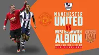 Manchester United vs West Bromwich Albion (Liputan6.com/Ari Wicaksono)