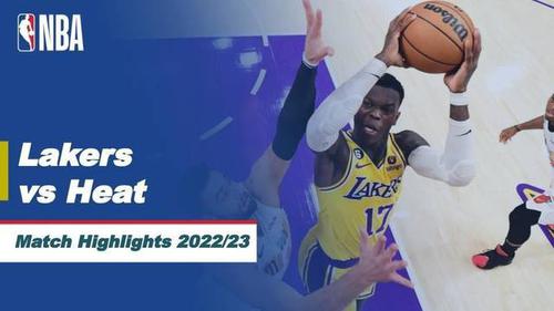 VIDEO: Highlights NBA, LA Lakers Menang atas Miami Heat 112-109