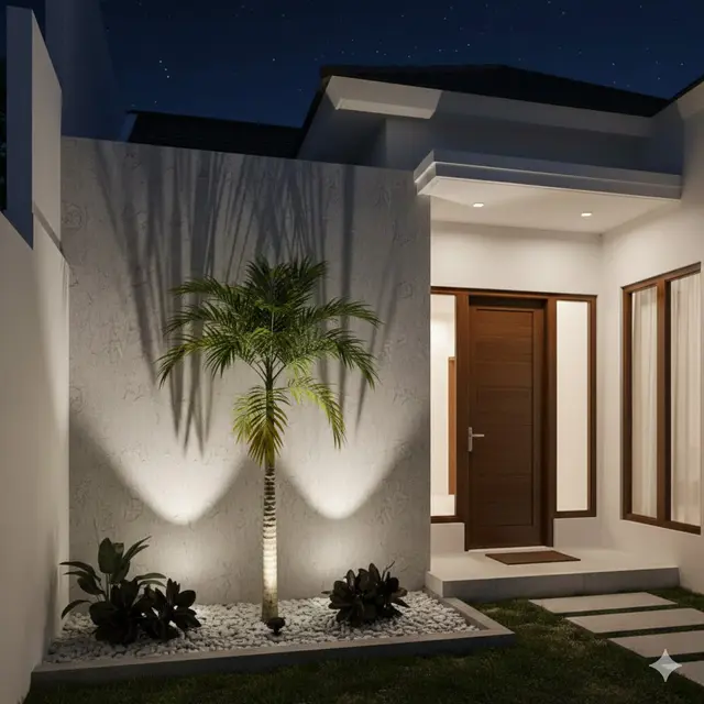 Taman Pencahayaan Estetik (Gemini AI)