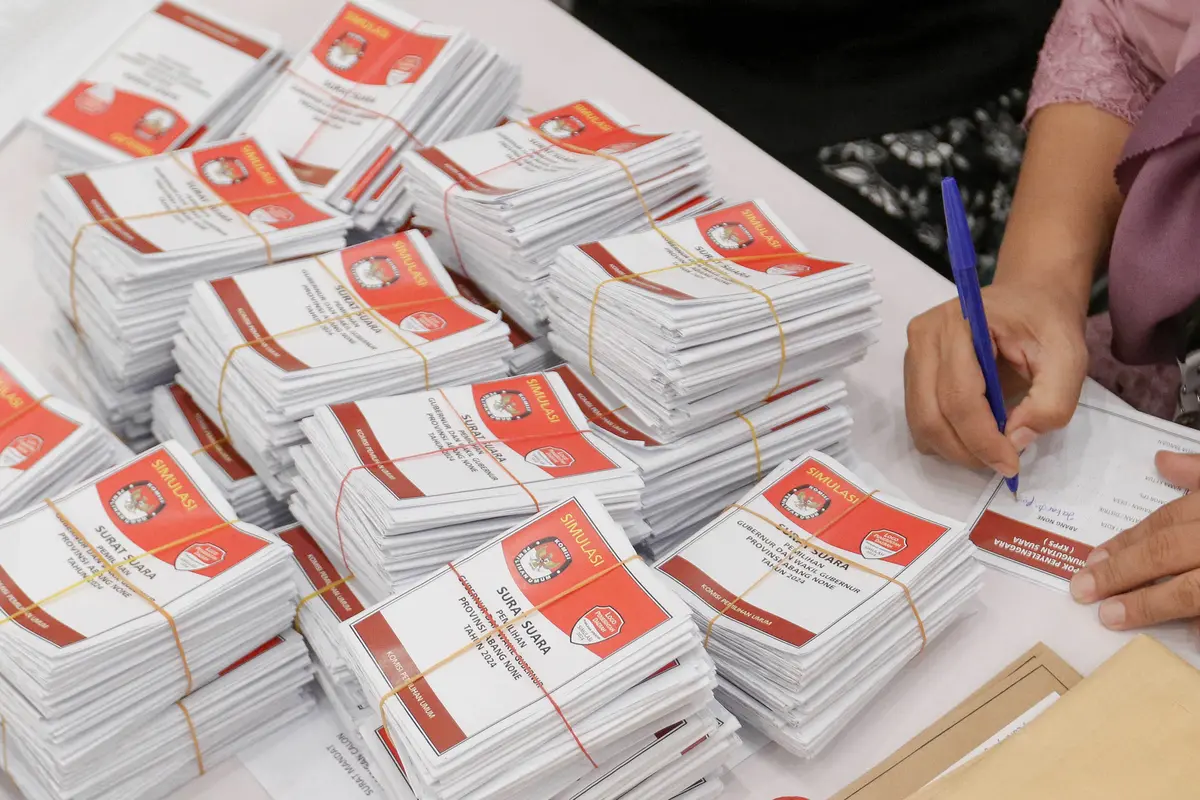 Matangkan Kesiapan, KPU DKI Jakarta Gelar Simulasi Pemungutan Suara Pemilihan Gubernur