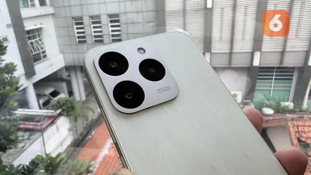 Cangkang kamera Realme 15T. Liputan6.com/Iskandar