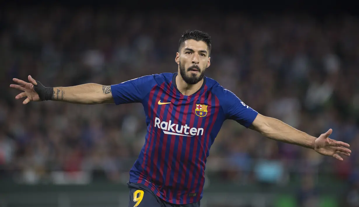 2. Luis Suarez (Barcelona) - 20 gol dan 6 assist (AFP/Jorge Guerrero)