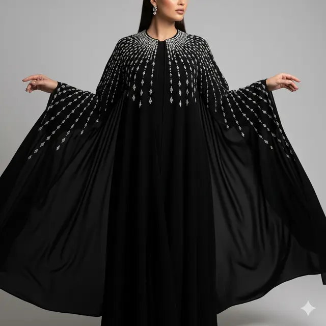 Inspirasi Model Baju Abaya Arab Terbaru Hitam Manik untuk Tampilan Elegan di 2025