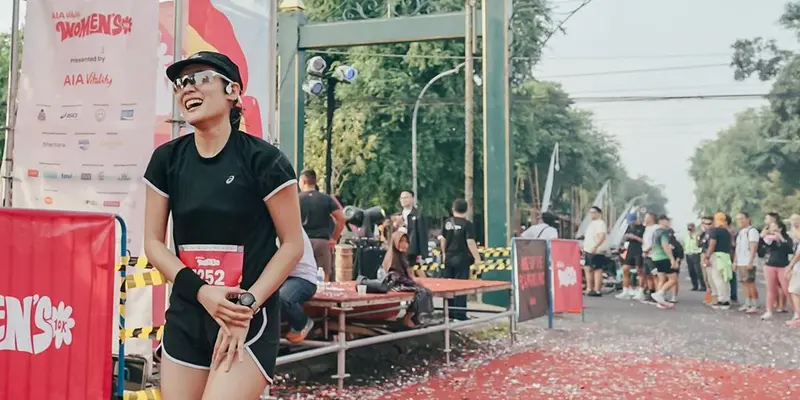 Potret Sheryl Sheinafia Ikut Lari Marathon 10K, Jadi Pengalaman Pertama