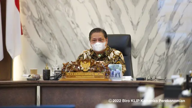 Menteri Koordinator Bidang Perekonomian Airlangga Hartarto