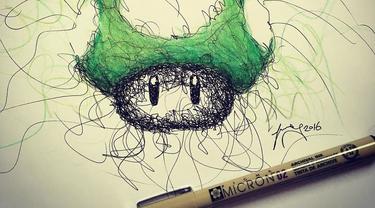 10 Gambar Yang Berasal Dari Coretan Benang Kusut Lifestyle Fimela Com Apakah rambut anda selalu kusut dan tampak berantakan? berasal dari coretan benang kusut