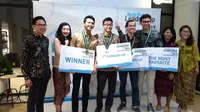 Doc: Awarding Nutrifood Leadership Award 2019 (SulungLahitani/Liputan6.com)