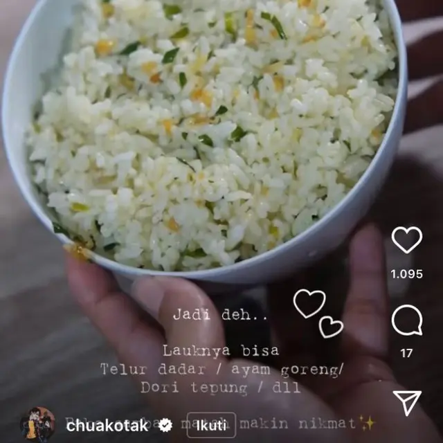 Berat Badan Turun 4 Kg dalam Seminggu, Simak 9 Makanan yang Disantap Chua Kotak