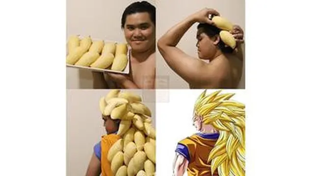 6 Cosplay Low Budget Pakai Buah Warna Kuning Ini Bikin Ngakak