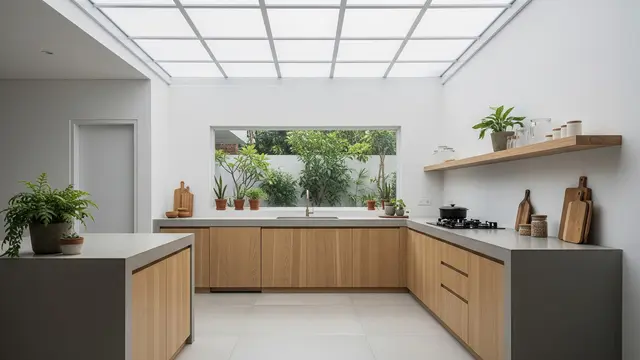 Model Atap Dapur Belakang Rumah yang Adem dan Terang