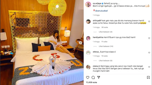 CS Wijaya dituding hamil di luar nikah. (instagram.com/cs.wijaya)