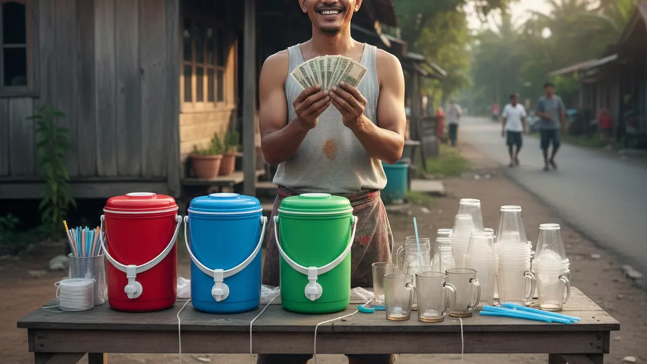 ilustrasi jualan