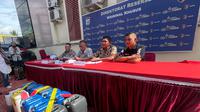 Konferensi Pers Dirkrimsus Polda Kalsel. (Liputan6.com/Ist)
