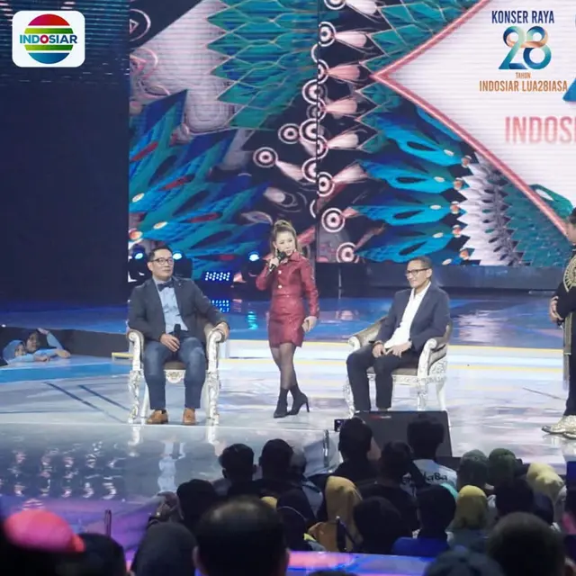 Malam puncak HUT Indosiar ke-28 bertajuk Konser Raya 28 Tahun Indosiar LUA28IASA  (Foto: Instagram Indosiar)