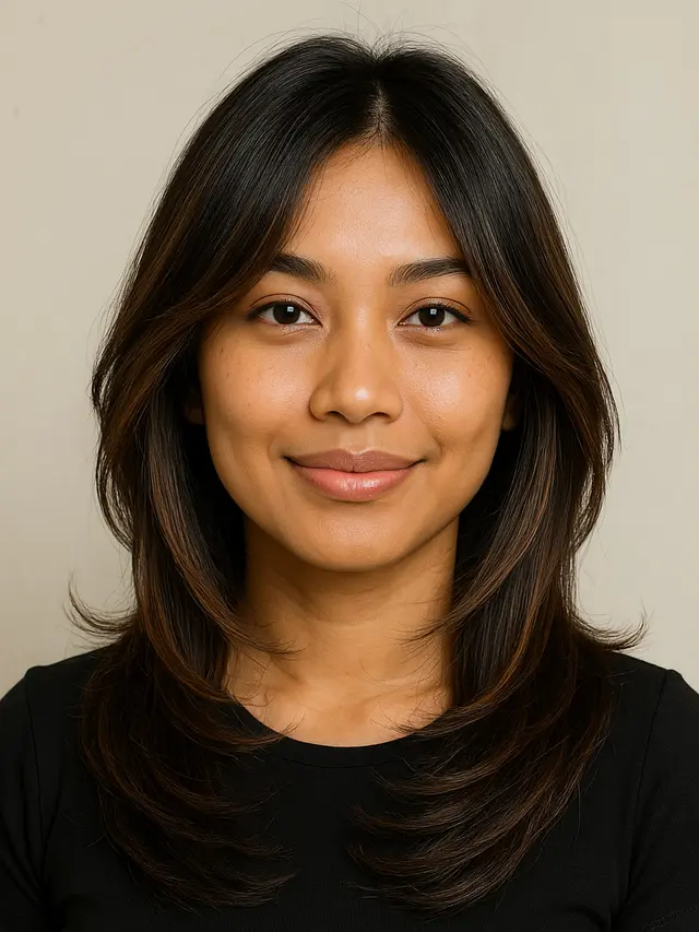 Model Butterfly Cut untuk Rambut Tipis