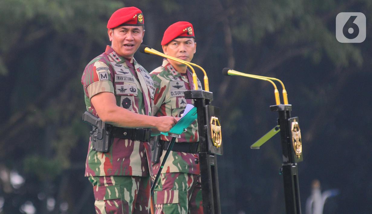 Dirinya akan berfokus kepada peningkatan kemampuan prajurit Kopassus secara perorangan baik itu secara spesialisasi, kemampuan maupun keterampilan. (merdeka.com/Imam Buhori)