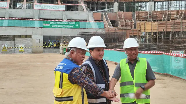 Tiga menteri pantau pembangunan venue FIBA World Cup 2023