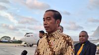 Presiden Joko Widodo atau Jokowi angkat bicara soal putra bungsunya, Kaesang Pangarep dapat maju pada pemilihan kepala daerah (Pilkada) Serentak 2024. (Lizsa Egeham).