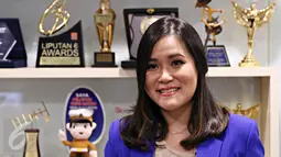 Senyum Jessica Kumala Wongso saat berpose usai wawancara di SCTV Tower, Jakarta, 28 Januari 2016. Jessica adalah saksi kasus kematian Wayan Mirna Salihin yang tewas diracun sianida pada 6 Januari lalu. (Liputan6.com/Immanuel Antonius)