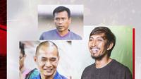 Widodo C. Putro, Kurniawan Dwi Yulianto, Budi Sudarsono. (Bola.com/Dody Iryawan)