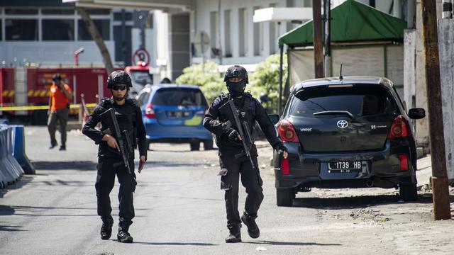 2 Polisi Korban Bom Gereja Surabaya Resmi Dapat Kenaikan