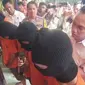 Anak berhadapan dengan hukum diamankan Kepolisian Resor Sukabumi dalam duel maut yang menewaskan seorang pelajar SMP (Liputan6.com/Fira Syahrin).