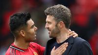Pesan Casemiro ke Bos MU: Tunggu Apa Lagi? Michael Carrick Sangat Layak Dipermanenkan