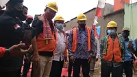 Kementerian PUPR menghadiri launching program Kotaku di Kelurahan Ciketing Udik, Bantargebang. (Liputan6.com/ Bam Sinulingga)