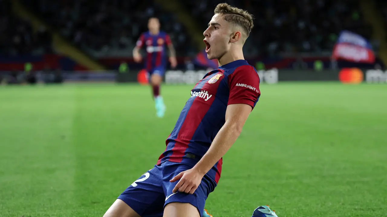 Fermin Lopez - Barcelona - Liga Champions