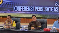 Kapolri Listyo Sigit Prabowo dan Ketua PSSI Erick Thohir. (Dok. Istimewa)
