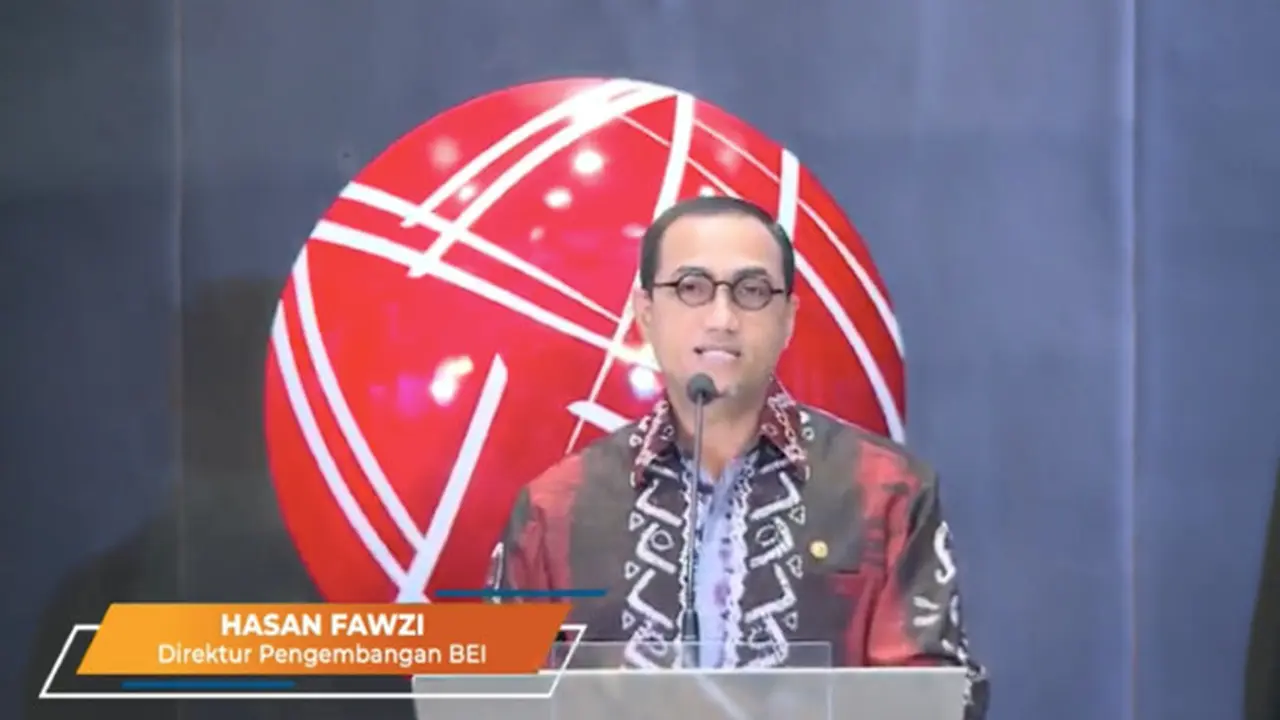 Direktur Pengembangan BEI Hasan Fawzi (Foto: tangkapan layar/Pipit I.R)