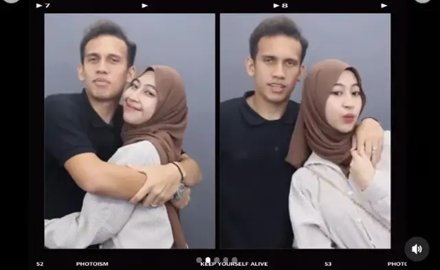 6 Potret Adiba Khanza dan Egy Maulana rayakan anniversary ke-1 dengan photobox, simple tapi romantis