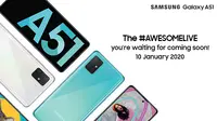 Siaran Langsung Fan Meeting BLACKPINK dan Peluncuran Samsung Galaxy A51 di Tanah Air