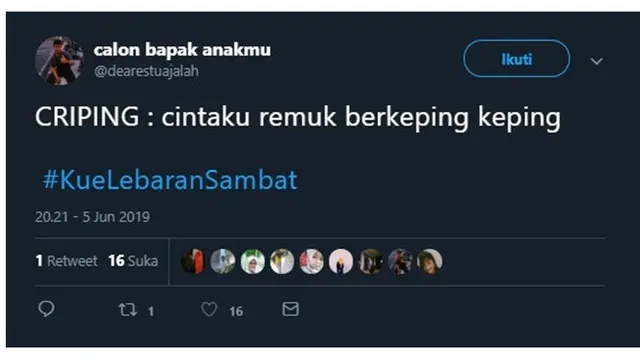 Singkatan Lucu Soal Kue Lebaran Ala Netizen Ini Bikin Ngakak