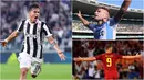 Berikut ini deretan top scorer Serie A Italia 2017/2018 hingga pekan keenam. (Kolase foto-foto dari AFP dan AP)