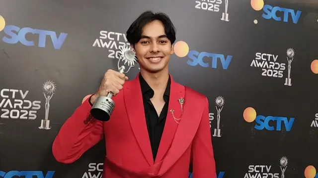 Fattah Syach  di SCTV Awards 2025. (M Altaf Jauhar/ Liputan6.com)