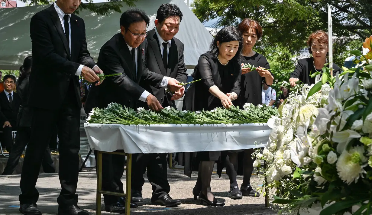  Hiroshima dan Nagasaki. (Richard A. Brooks/AFP)