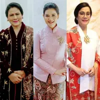 Lihat di sini beberapa potret kebaya pilihan pejabat yang bisa jadi inspirasi tampil elegan di acara formal, dari Iriana Jokowi, Kahiyang Ayu, hingga Sri Mulyani.