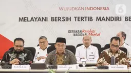 Rapat Koordinasi Tingkat Menteri (RTM) membahas persiapan perayaan Natal 2023 dan Tahun Baru 2024. (Liputan6.com/Angga Yuniar)