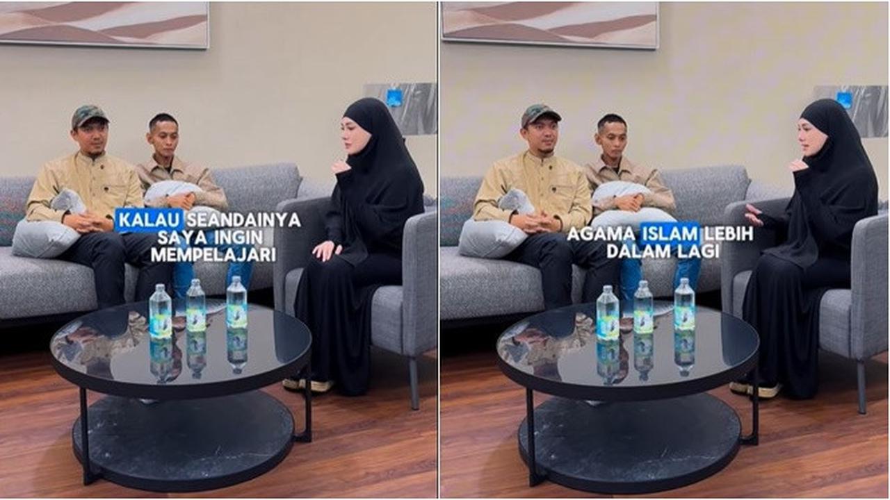 Jalani Puasa Usai Mualaf, Ini 6 Potret Celine Evangelista Antusias Belajar Islam