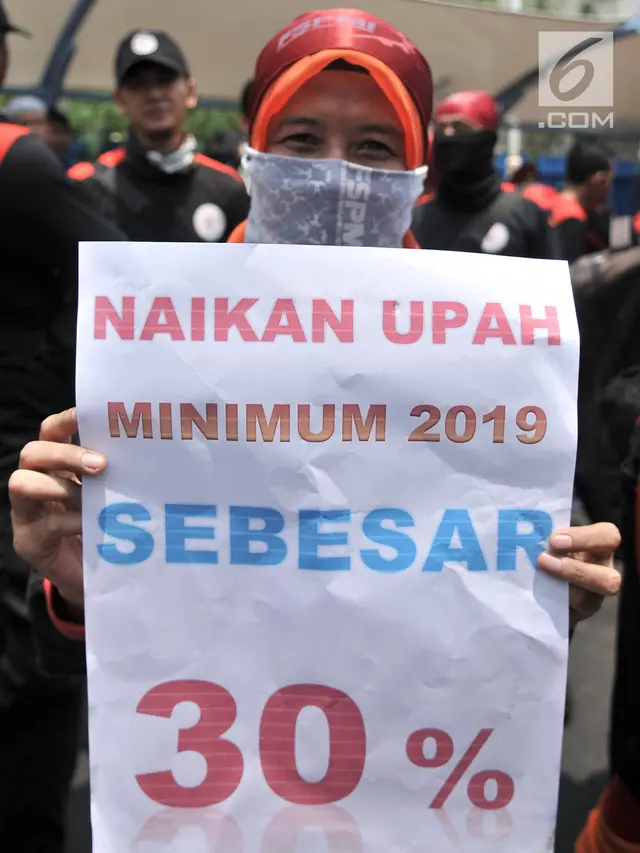 Buruh Demo Kantor Kemnaker