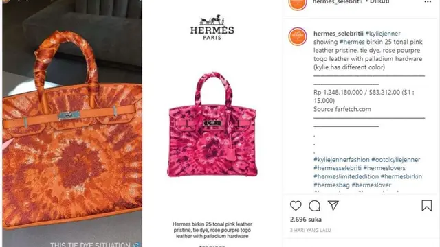 Motif Tas Hermes Terbaru Kylie Jenner Disebut Mirip Daster
