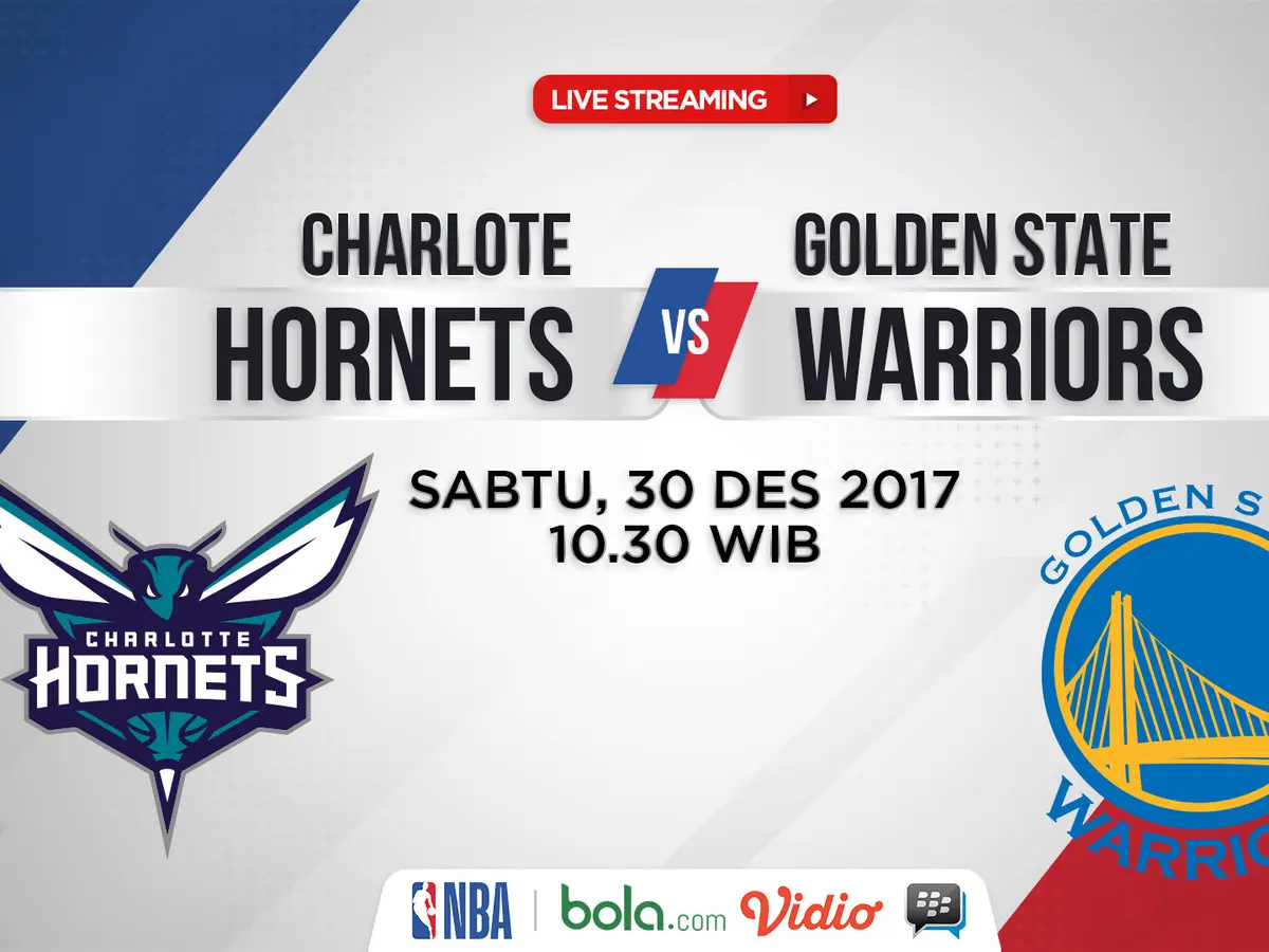 Saksikan Live Streaming Warriors Vs Hornets di Bola NBA Bola