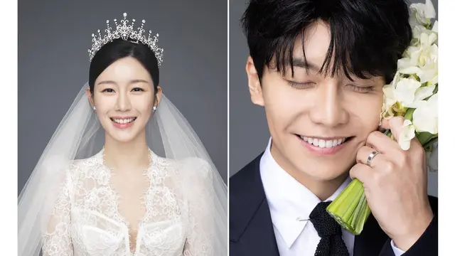 Pernikahan Lee Seung Gi dan Lee Da In. (Instagram/ 9ato_ent -  byhumanmade)
