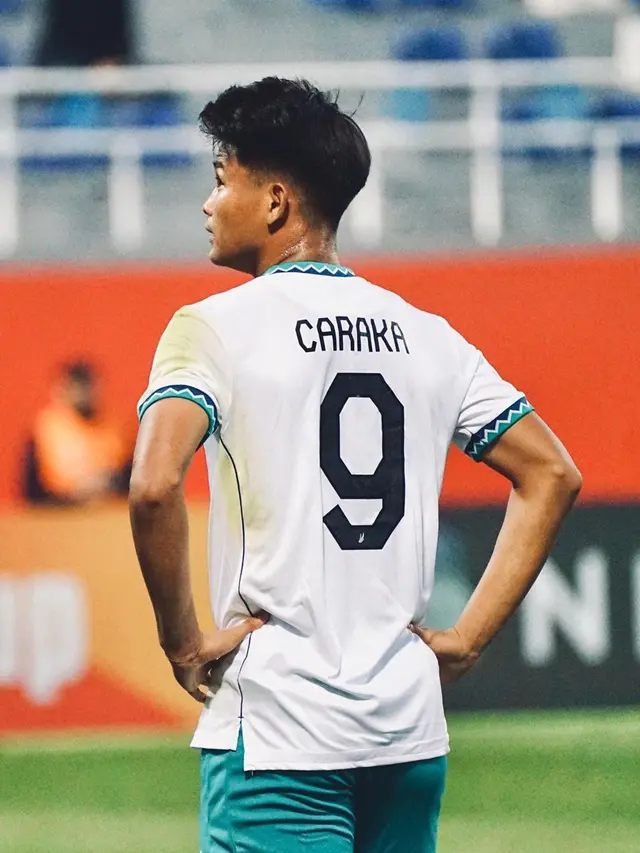 Potret Hokky Caraka Saat Berseragam Timnas, Penyerang Indonesia U-20
